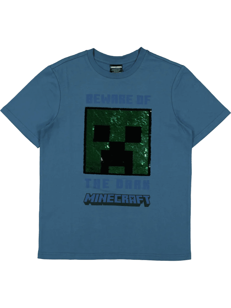 Minecraft Creeper Sequin T-Shirt