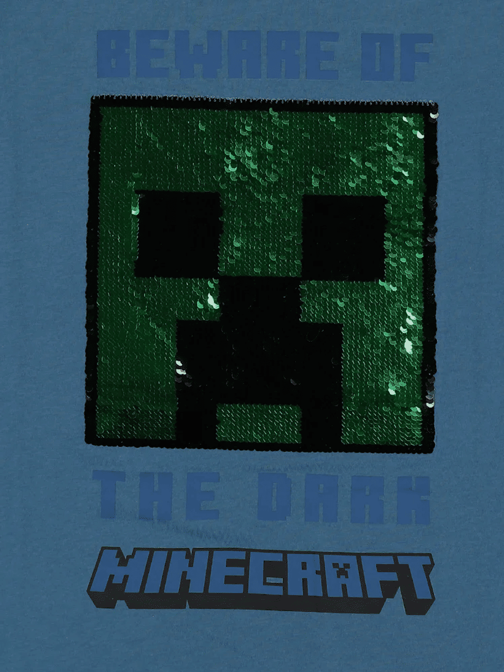 Minecraft Creeper Sequin T-Shirt (2)