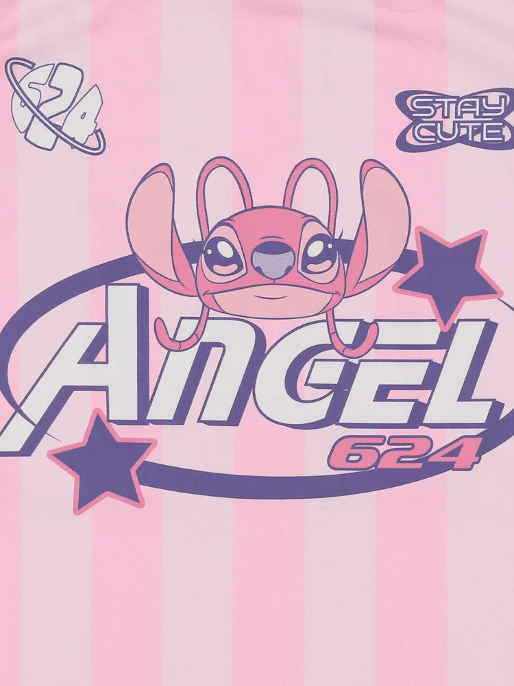 Disney Angel Striped Graphic T-Shirt (2)