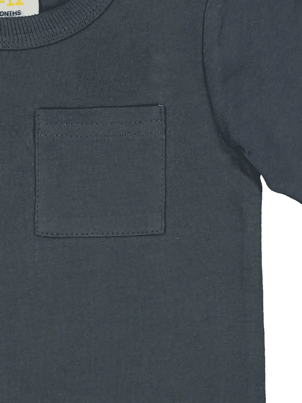 Charcoal Grey Pocket T-Shirt (1)