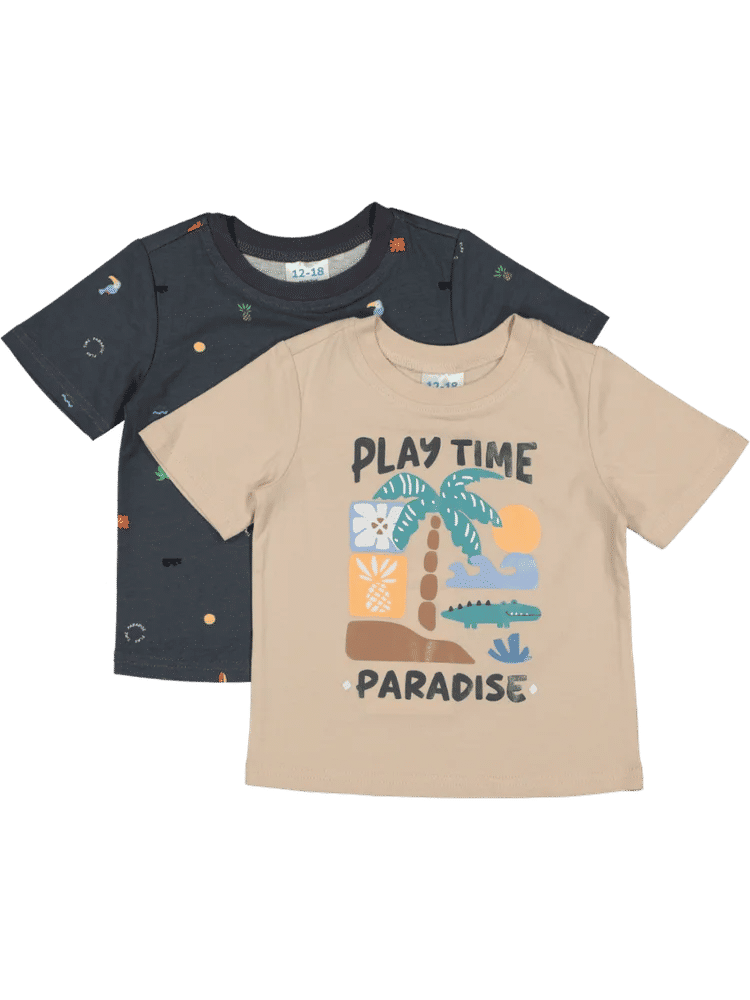 Graphic Print T-Shirt Two-Pack