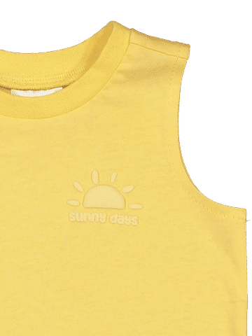 Yellow Cotton Vest