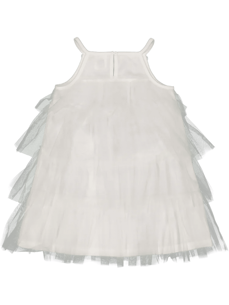 White Tiered Bow Dress (1)