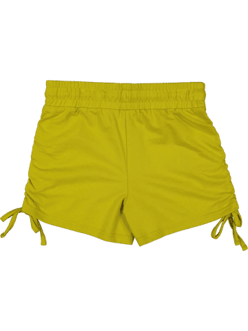 Green Ruched Side Shorts
