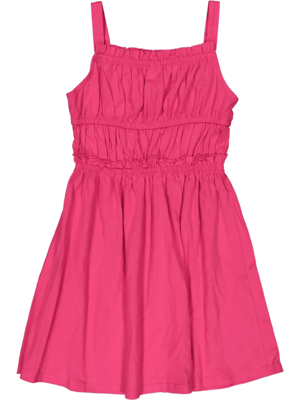 Bright Pink Sleeveless Dress (1)