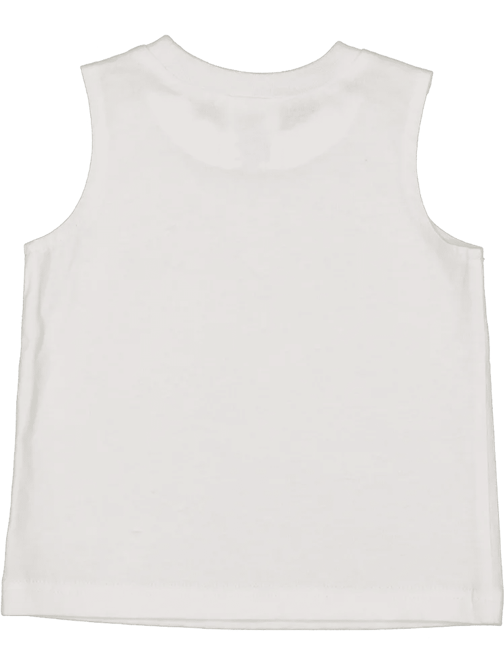 White Graphic Print Vest (2)