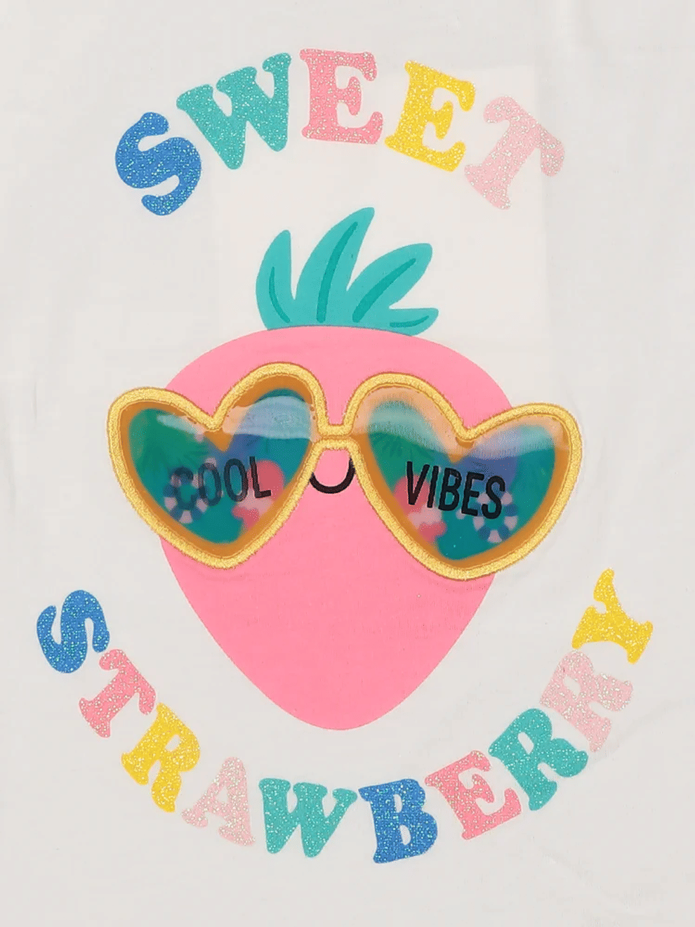 White Strawberry Graphic Top (2)