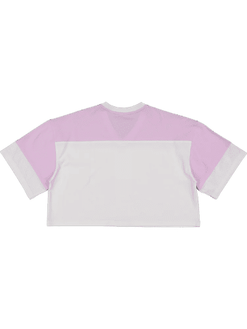 Graphic V-Neck Crop T-Shirt