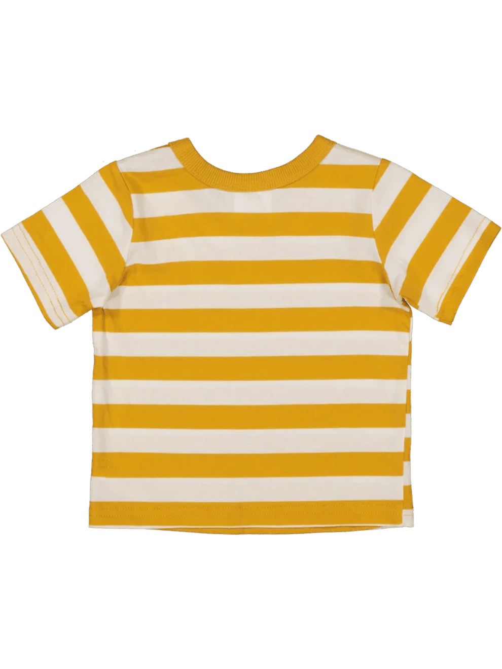 Yellow Striped Cotton T-shirt (2)