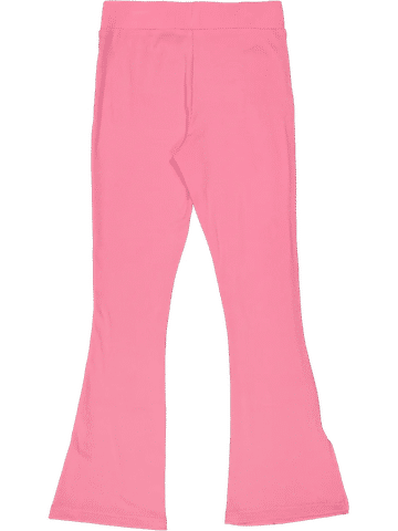 Pink Embellished Flare Leggings
