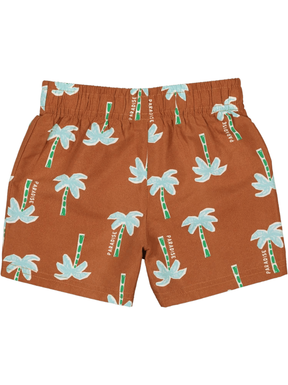 Palm Print Elasticated Waist Shorts (2)