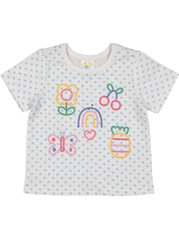 Polka Dot Graphic T-Shirt