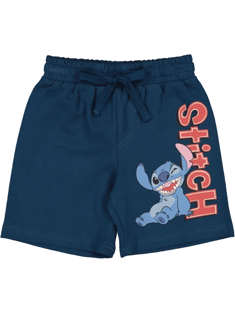Disney Stitch Navy Jersey Shorts