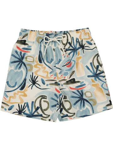 Abstract Print Shorts