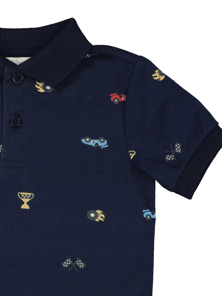 Navy Race Car Print Golfer (2)