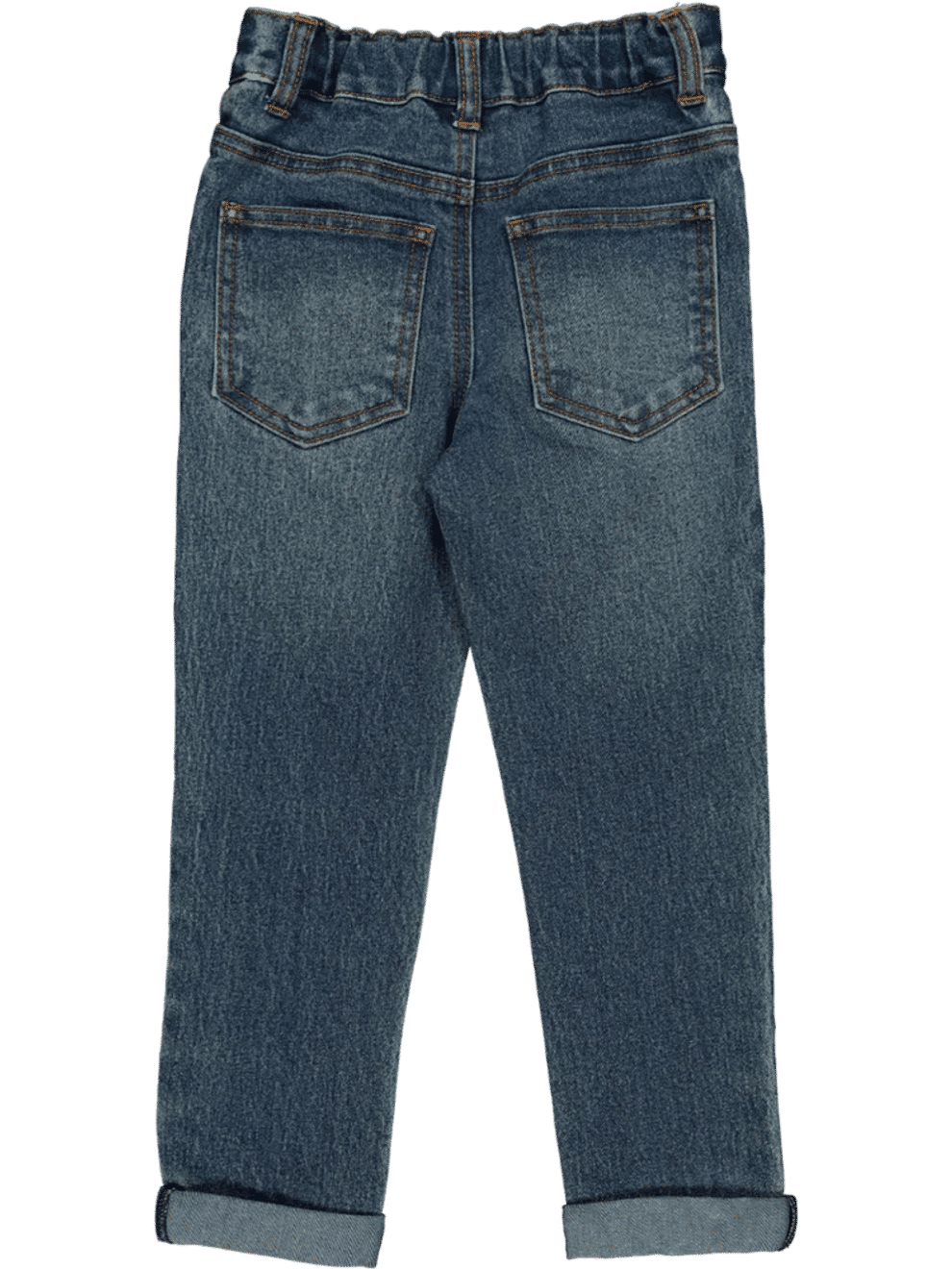 Distressed Blue Denim Jeans (2)