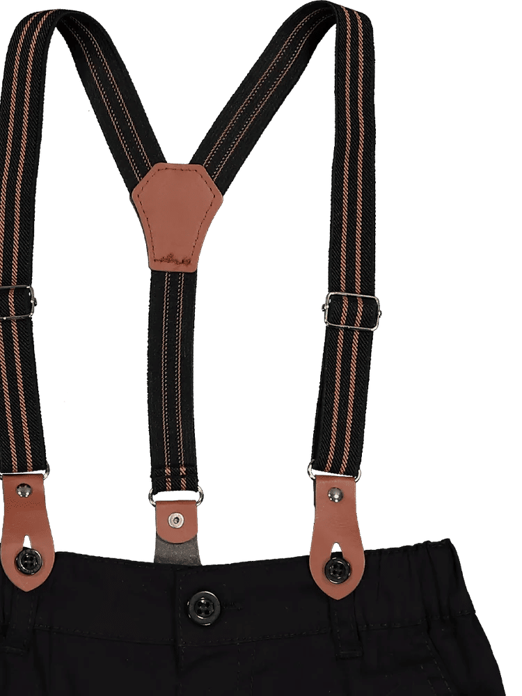 Black Shorts With Suspenders (1)