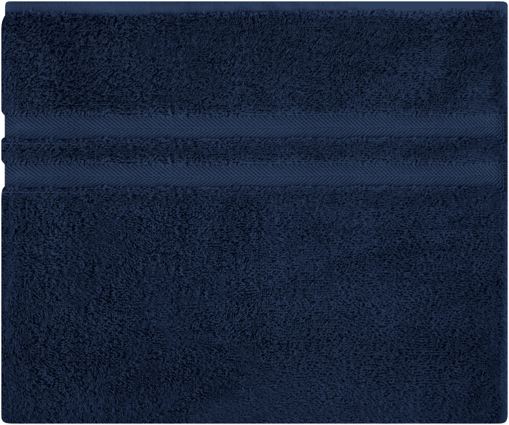 Navy Blue Cotton Hand Towel