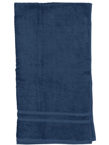 Navy Blue Cotton Bath Towel