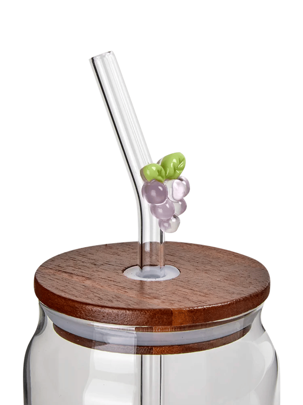 Glass Jar With Wooden Lid (1)