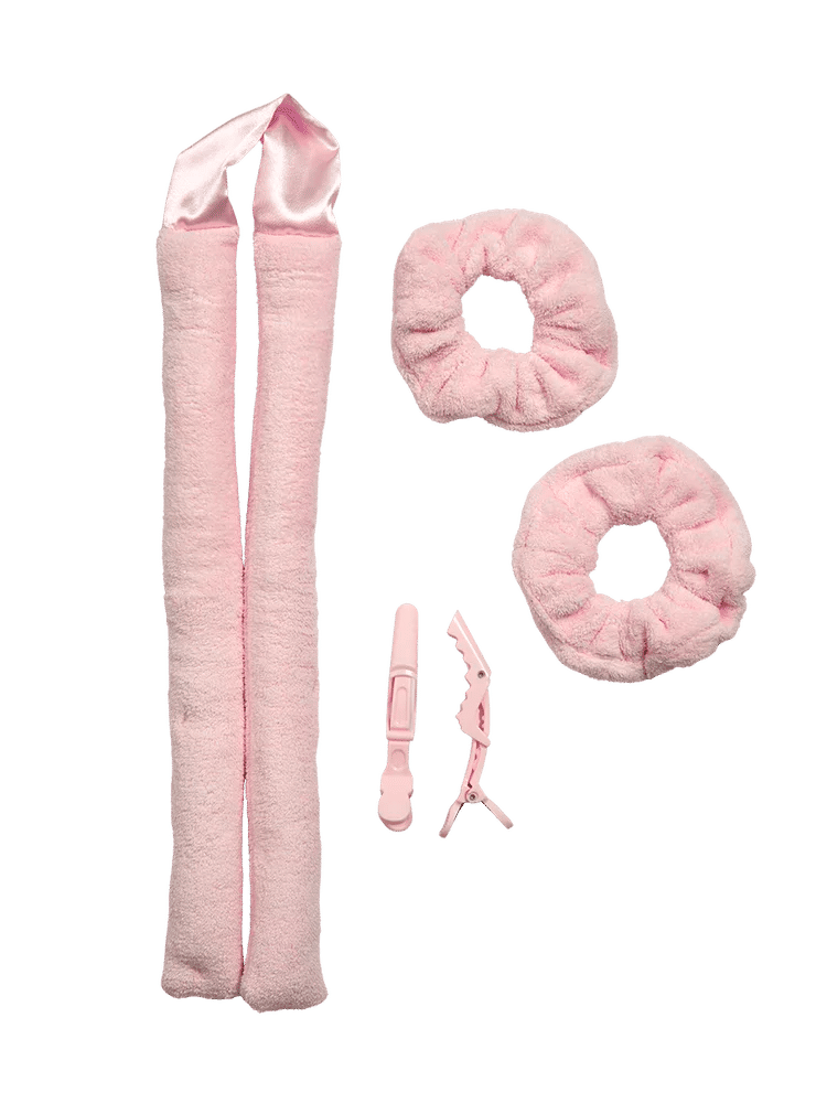 Pink Heatless Curling Set (1)