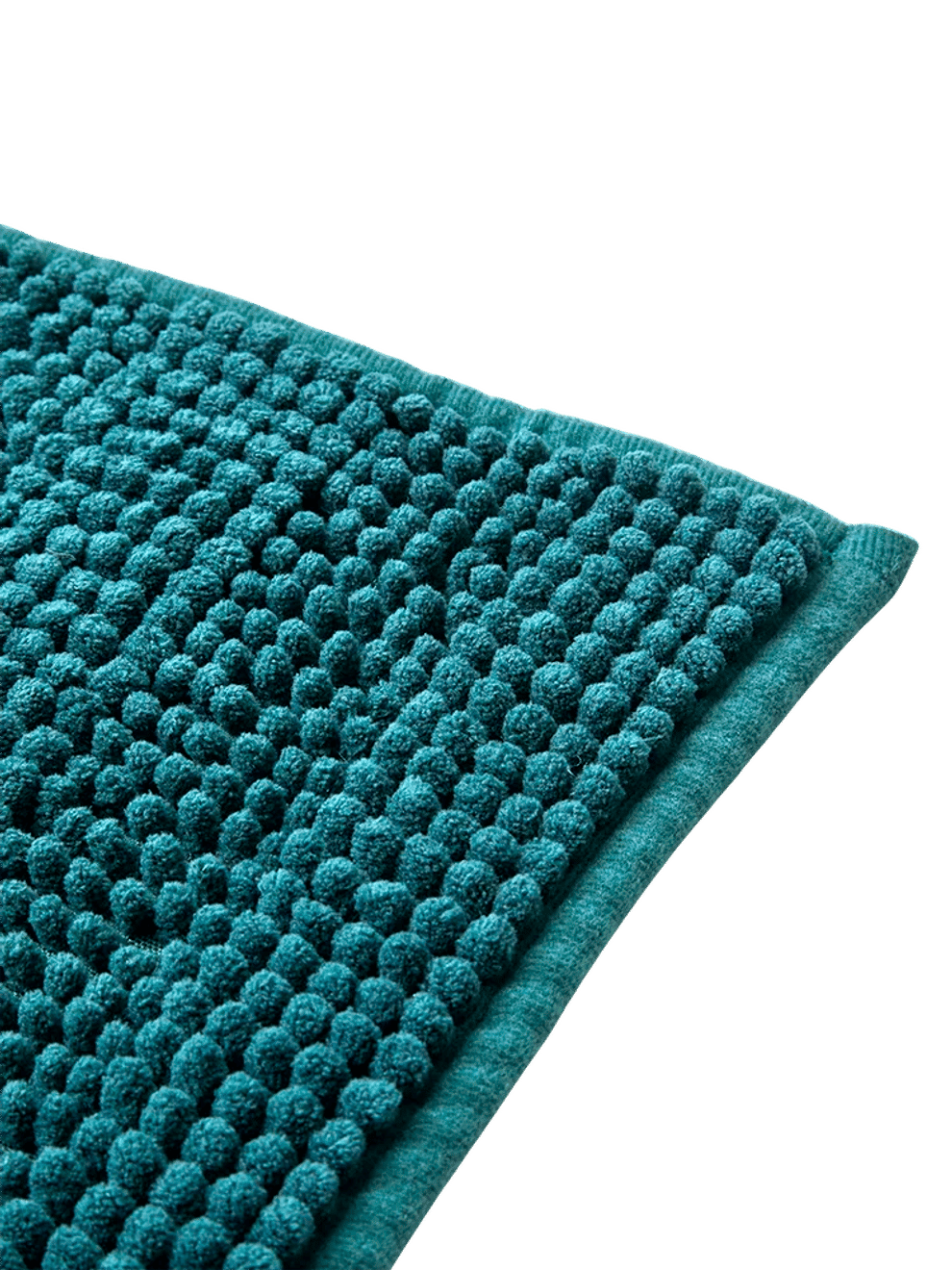 Micro Chenille Bath Mat Teal (2)