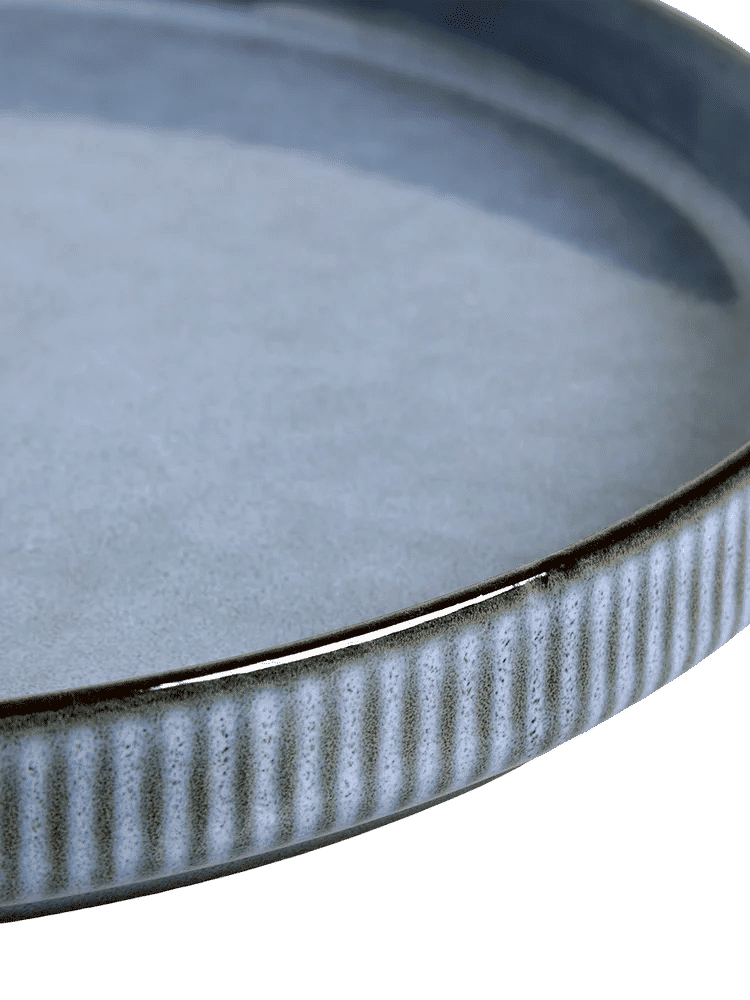 Stoneware Dinner Plate Blue 20.5cm (1)