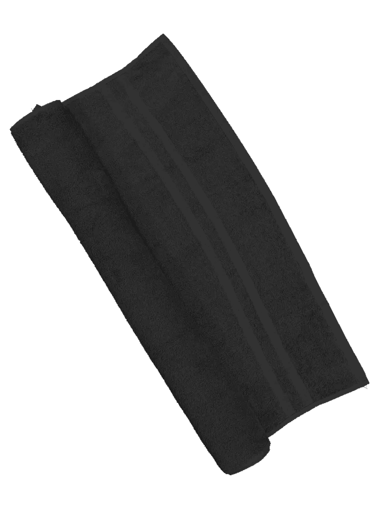 100% Cotton Black Bath Towel