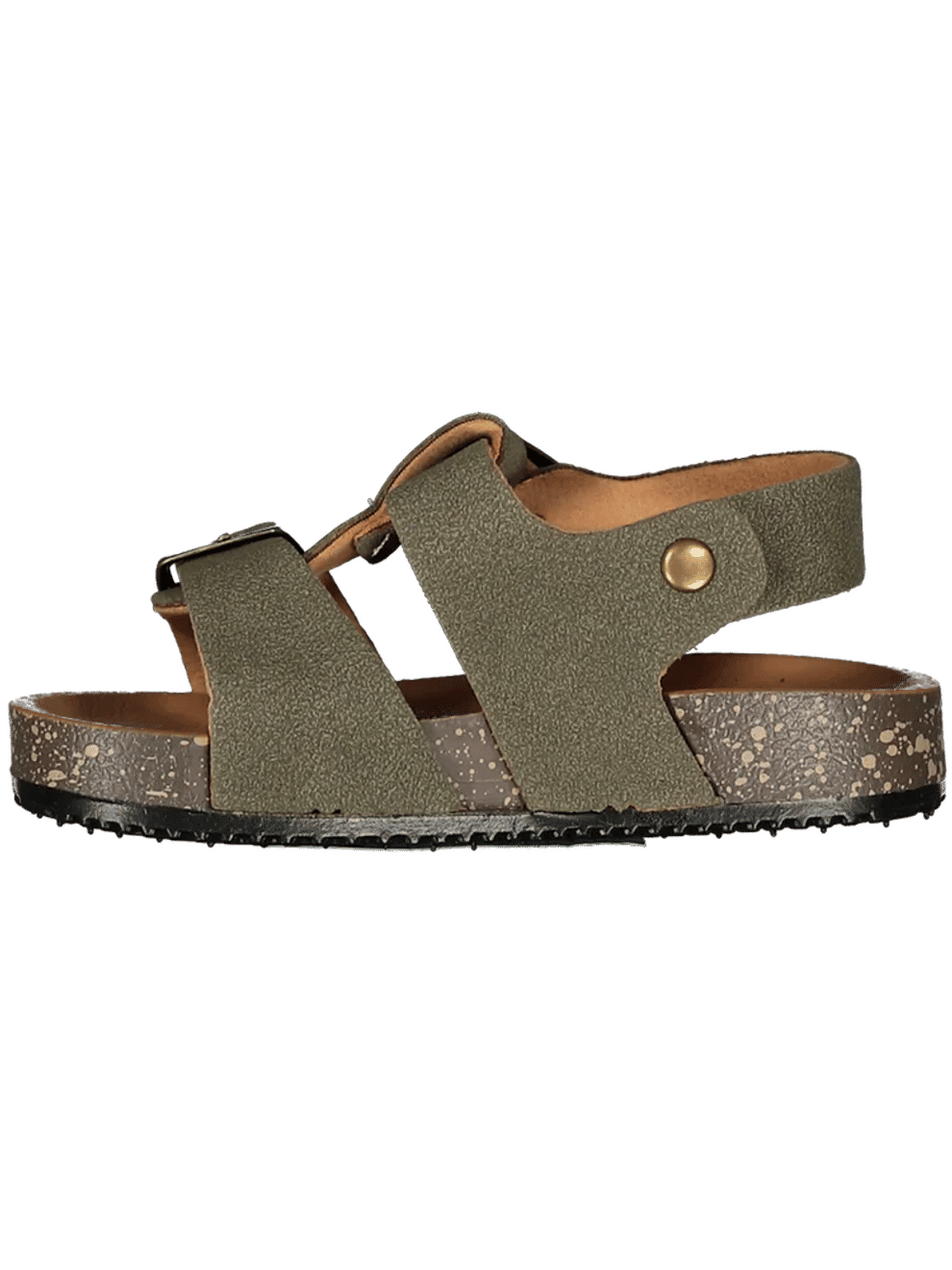 Olive Buckle Sandals (1)