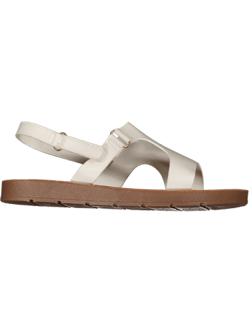 Off-White Flat Sandals