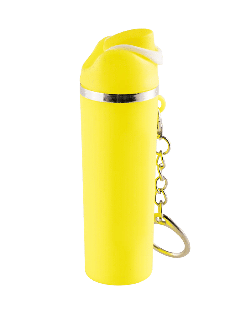 Assorted Colour Bottle Shape Keyrings (2)