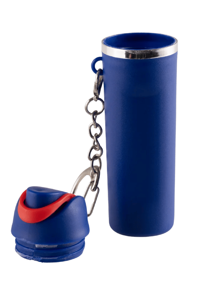 Assorted Colour Bottle Shape Keyrings (10)