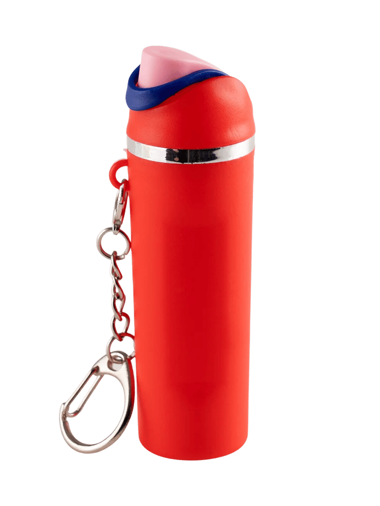 Assorted Colour Bottle Shape Keyrings (13)