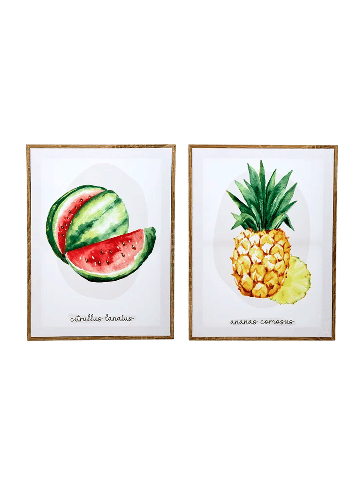 Tropical Fruit Prints Canvas