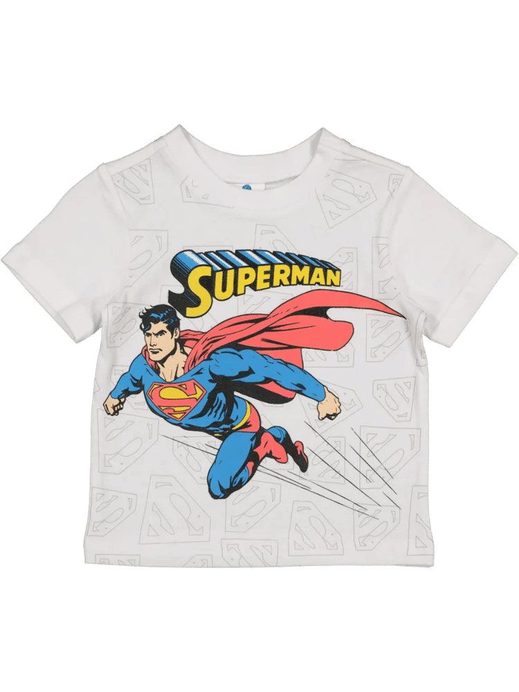White Superman T-Shirt