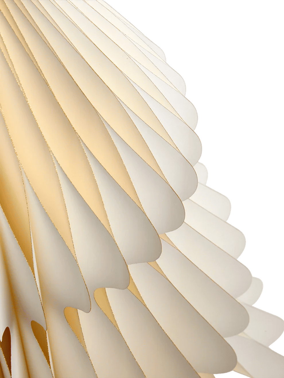 Cream Paper Honeycomb Tree 75cm (1)