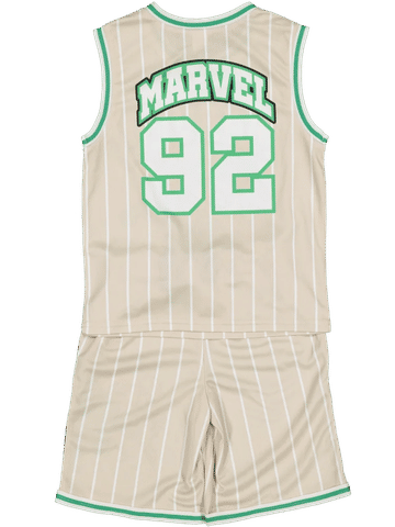 Marvel Basketball Top And Shorts Set