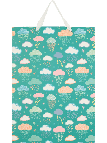 Extra Large Clouds And Skate Gift Bag