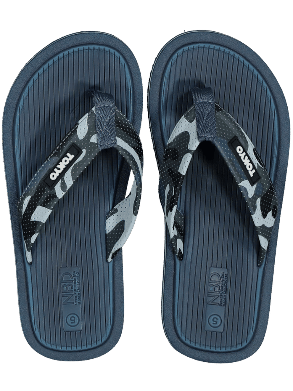 Camo Print Flip Flops