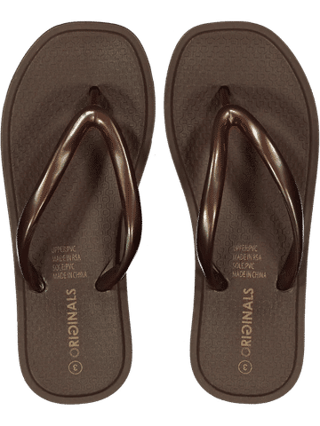 Brown Flip Flops