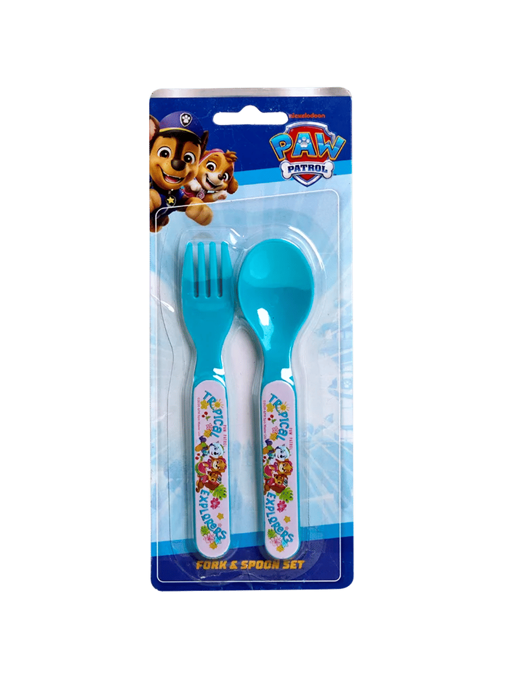 Paw Patrol Tropical Fork Spoon Set