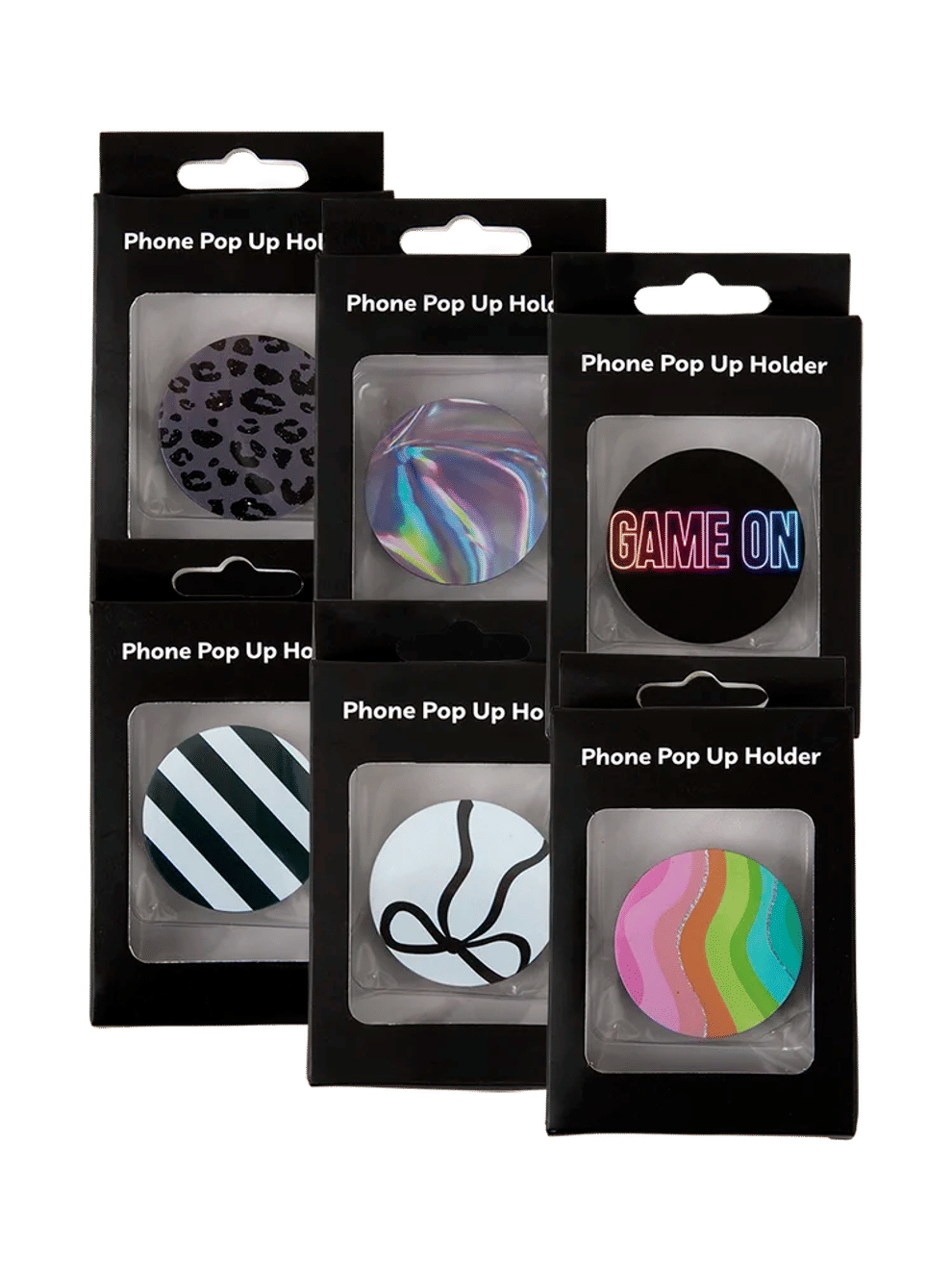 Assorted Printed Phone Pop Up Holders