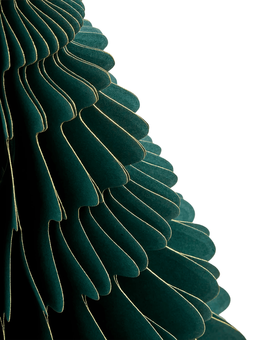 Green Paper Honeycomb Tree 32cm (1)
