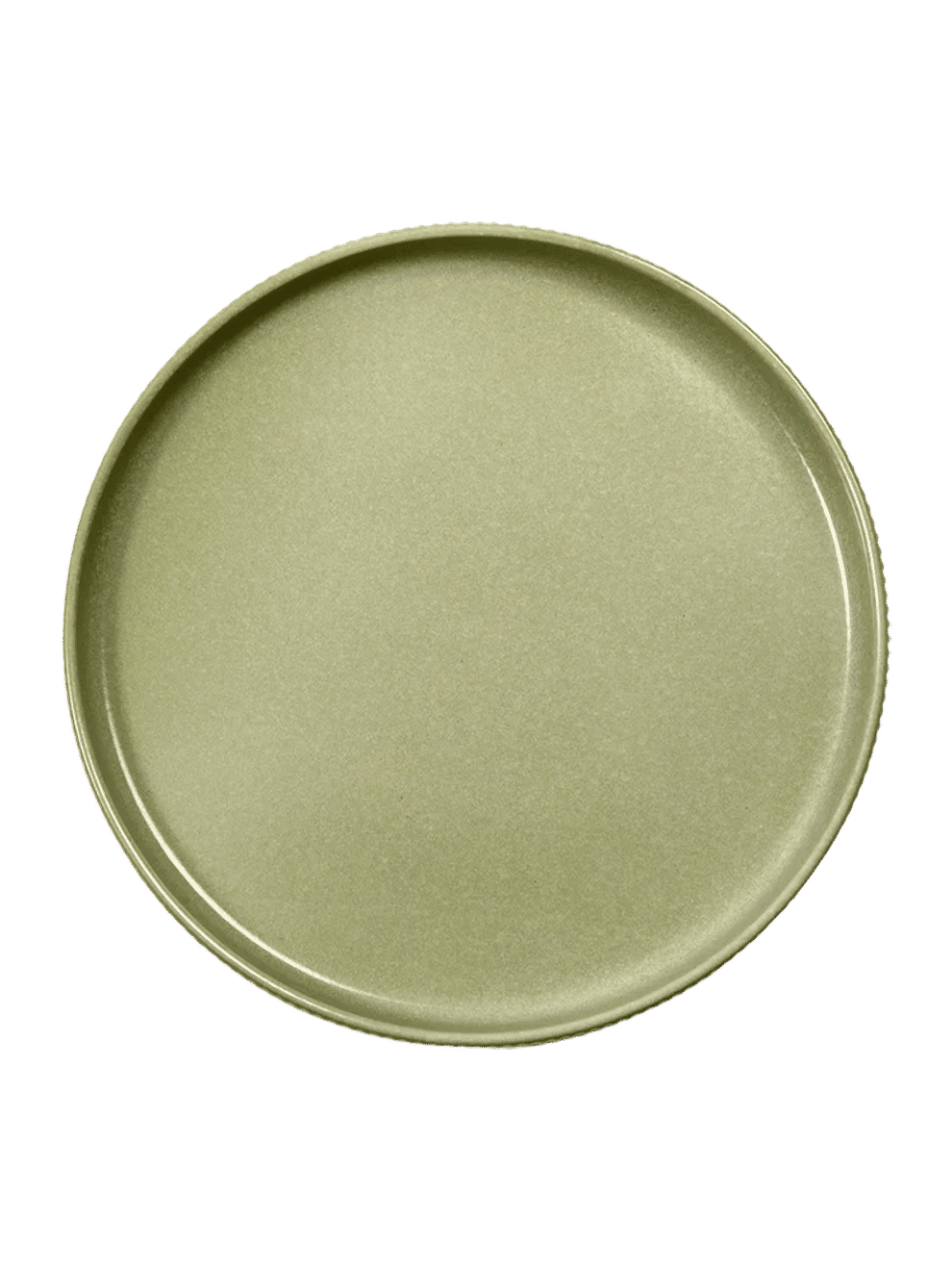 Matt Green Ceramic Dinner Plate 20.5cm