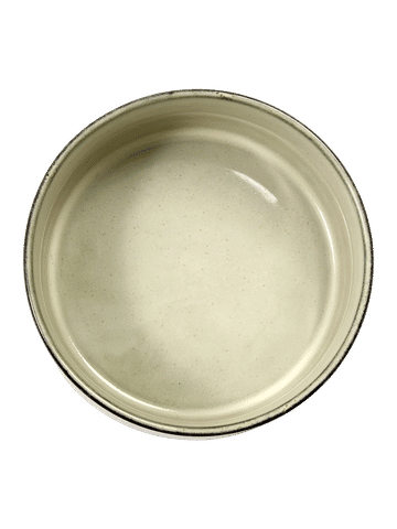Ribbed Ceramic Serving Bowl 14.5x6.5cm