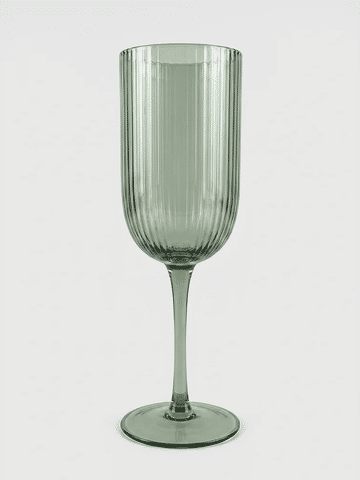 Ribbed Wine Glass 22cm