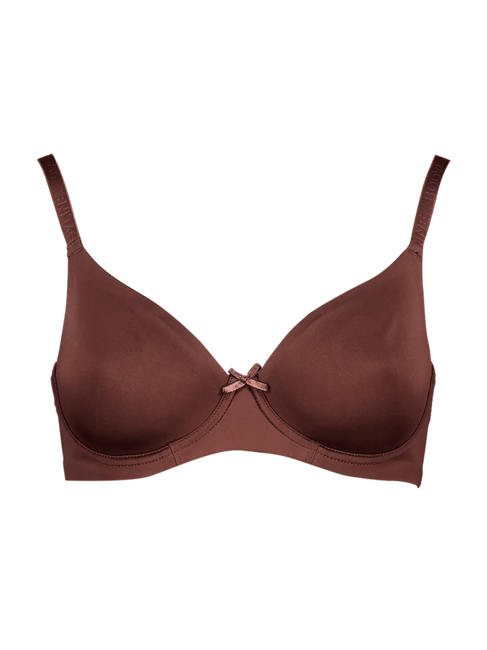 Smooth Brown Underwire Bra