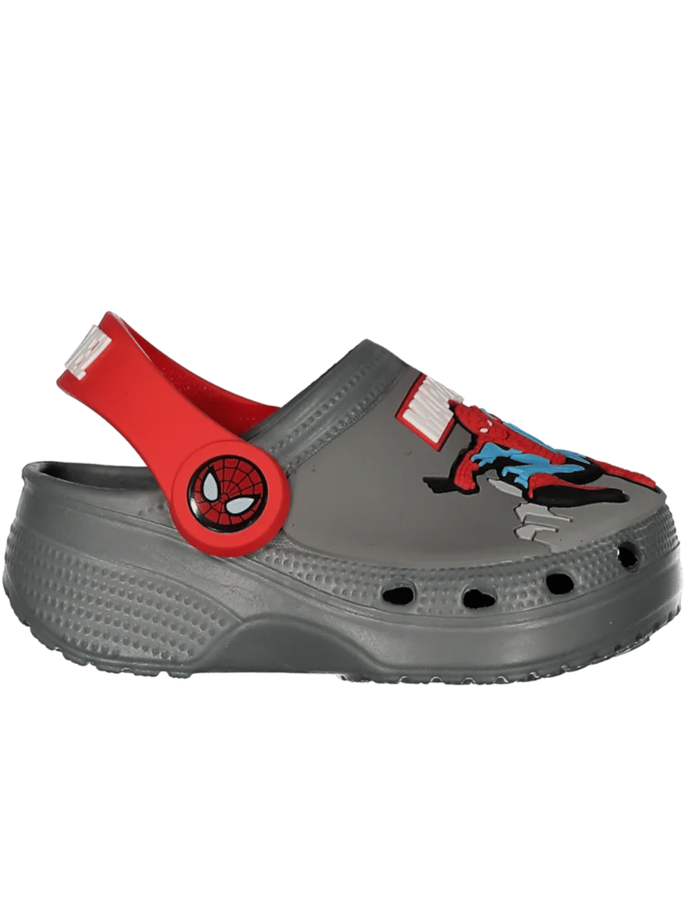 Marvel Spider-Man Grey Moulded Sandals