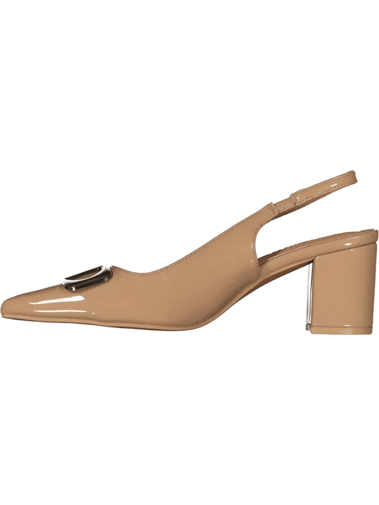 Nude Slingback Block Heels (1)