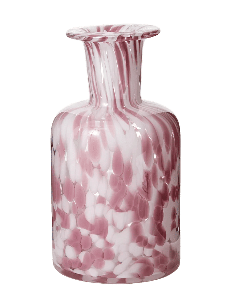 Speckled Glass Vases 17.5cm (3)